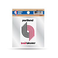 Wholesale Trail Blazers Clear Backer Decal W/ Retro Logo (4"X4")