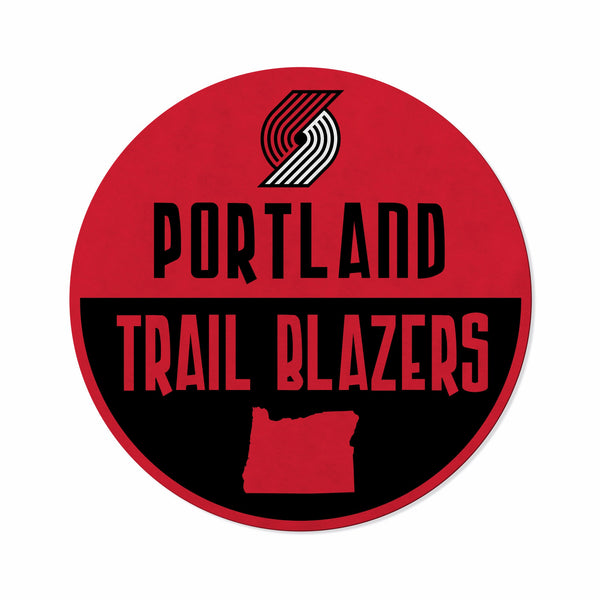 Wholesale Trail Blazers Shape Cut Logo With Header Card - Classic Design