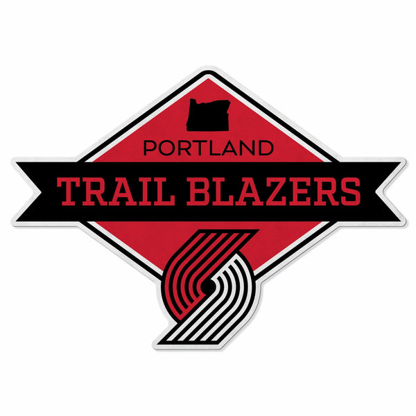 Wholesale Trail Blazers Shape Cut Logo With Header Card - Diamond Design