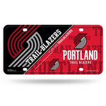 Wholesale Trail Blazers Split Design Metal Tag