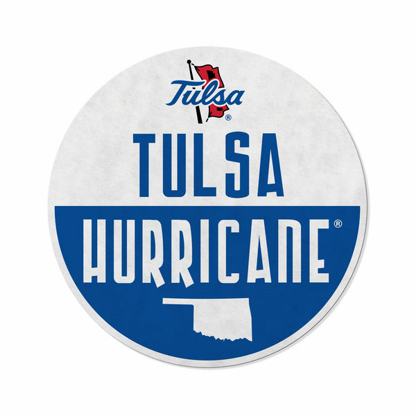 Wholesale Tulsa University Shape Cut Logo With Header Card - Classic Design
