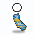 Wholesale UCLA 11 Time College Basketball Champs State Shaped Keychain (California)