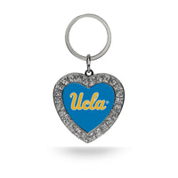 Wholesale UCLA Rhinestone Heart Keychain