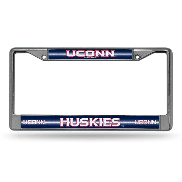 Wholesale Uconn Bling Chrome Frame