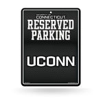 Wholesale Uconn - Carbon Fiber Design - Metal Parking Sign