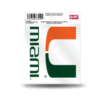 Wholesale University Of Miami Static Cling ("U")