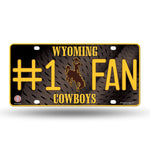 Wholesale University/Wyoming #1 Fan Metal Tag