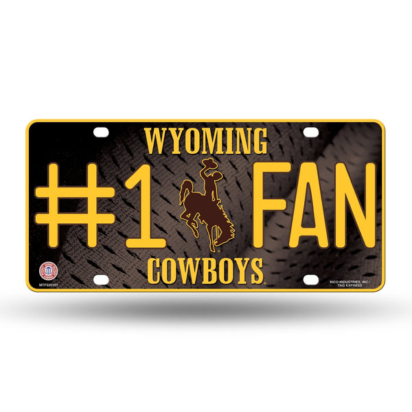 Wholesale University/Wyoming #1 Fan Metal Tag