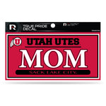 Wholesale Utah University 3" X 6" True Pride Decal - Mom