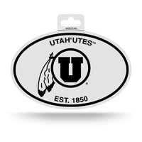 Wholesale Utah University Black And White Oval Sticker