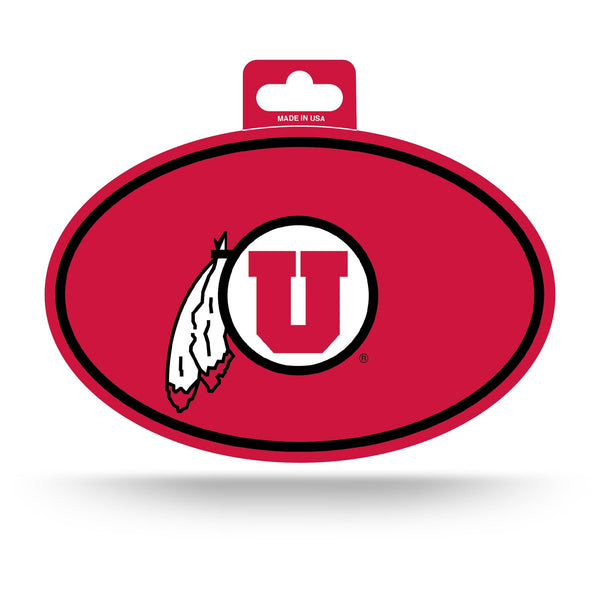 Wholesale Utah University Full Color Oval Sticker