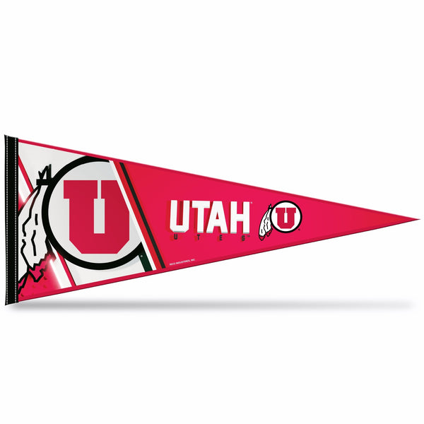 Wholesale Utah University Soft Felt Pennant (12X30" - Carded)