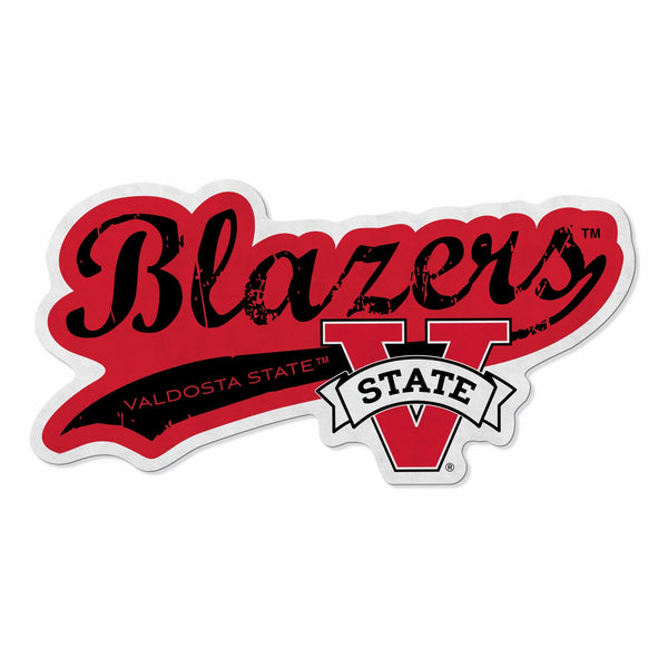 Wholesale Valdosta State Shape Cut Logo With Header Card - Distressed Design