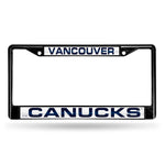 Wholesale Vancouver Canucks Black Laser Chrome 12 x 6 License Plate Frame