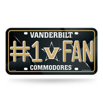 Wholesale Vanderbilt #1 Fan Metal Auto Tag