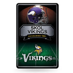 Wholesale Vikings 11X17 Large Embossed Metal Wall Sign