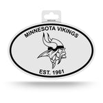 Wholesale Vikings Black And White Oval Sticker