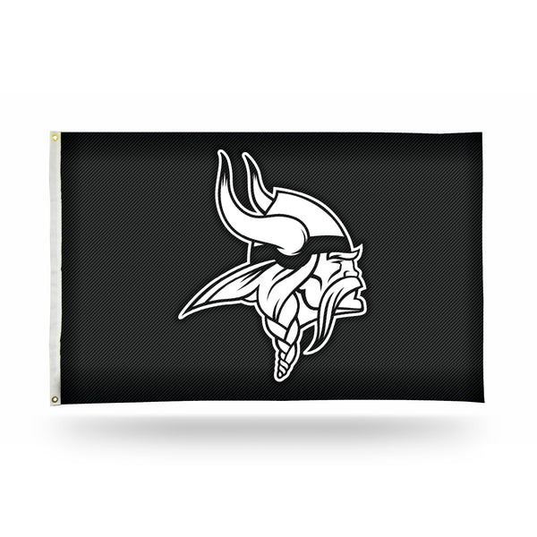 Wholesale Vikings - Carbon Fiber Design - Banner Flag (3X5)