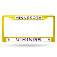 Wholesale Vikings Colored Chrome Frame Secondary Yellow