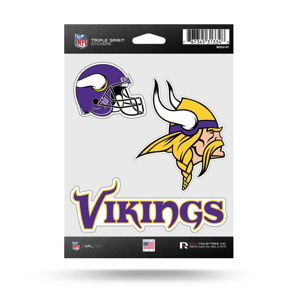 Wholesale Vikings Triple Spirit Stickers