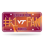 Wholesale Virginia Tech #1 Fan Metal Tag