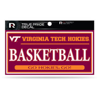 Wholesale Virginia Tech 3" X 6" True Pride Decal - Basketball