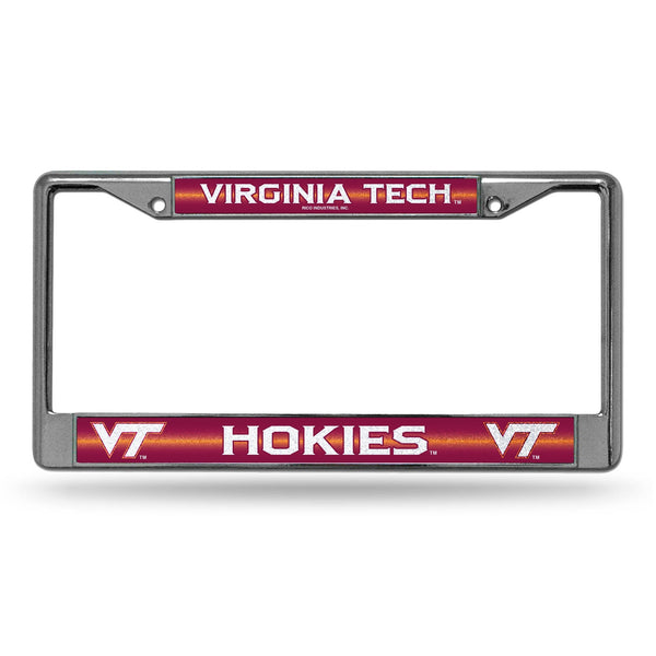 Wholesale Virginia Tech Bling Chrome Frame