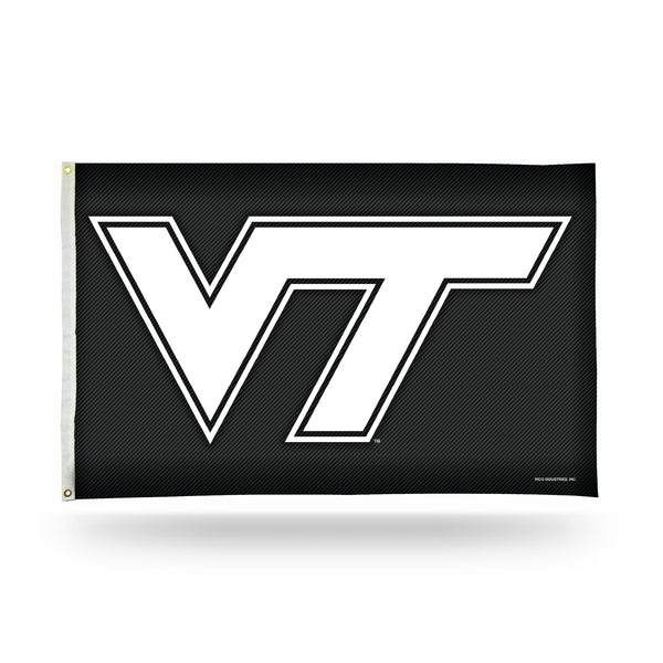 Wholesale Virginia Tech - Carbon Fiber Design - Banner Flag (3X5)