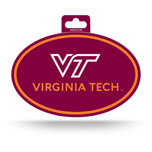 Wholesale Virginia Tech Full Color Oval Sticker