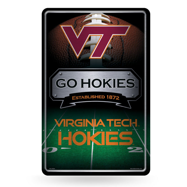 Wholesale Virginia Tech Large Embossed Metal Wall Sign (11X17)