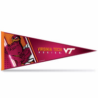 Wholesale Virginia Tech Soft Felt Pennant (12X30" - Carded)