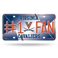 Wholesale Virginia University #1 Fan Metal Auto Tag