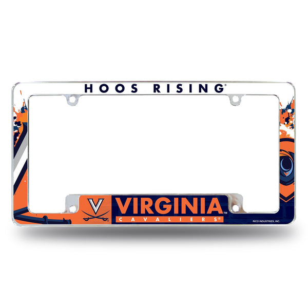 Wholesale Virginia University All Over Chrome Frame (Bottom Oriented)