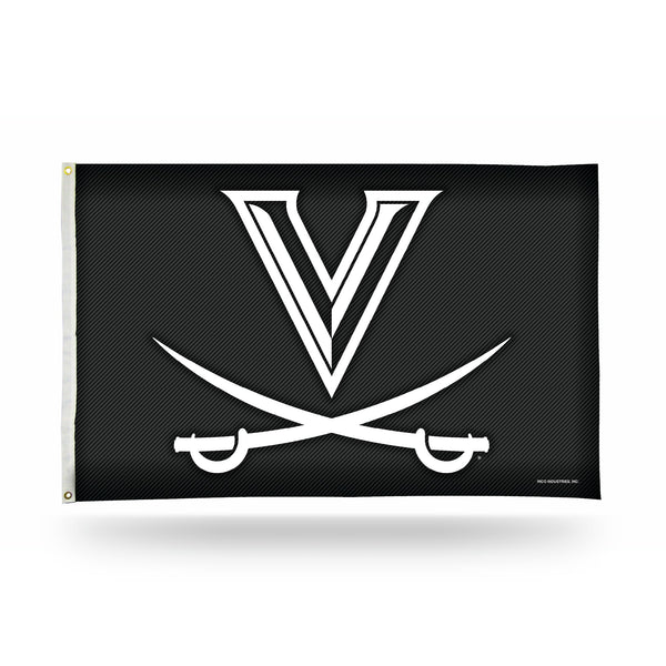 Wholesale Virginia University - Carbon Fiber Design - Banner Flag (3X5)