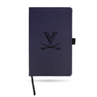 Wholesale Virginia University Generic Logo Team Color Laser Engraved Notepad - Navy