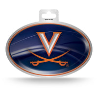 Wholesale Virginia University Metallic Oval Sticker