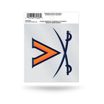 Wholesale Virginia University V-Sabre Logo Small Static Cling