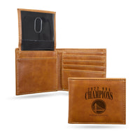 Wholesale Warriors 2022 NBA Champions Le Billfold Wallet - Brown