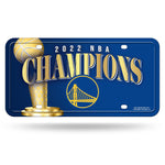 Wholesale Warriors 2022 NBA Champions Metal Auto Tag