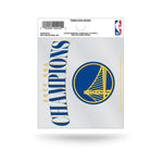Wholesale Warriors 2022 NBA Champions Small Static Cling