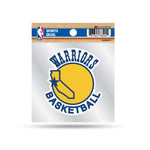 Wholesale Warriors Clear Backer Decal W/ Retro Logo (4"X4")