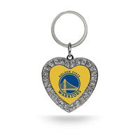 Wholesale Warriors Rhinestone Heart Keychain
