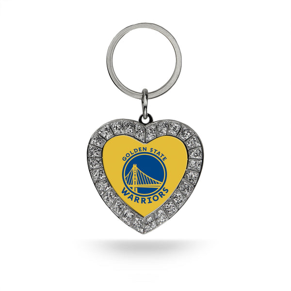 Wholesale Warriors Rhinestone Heart Keychain