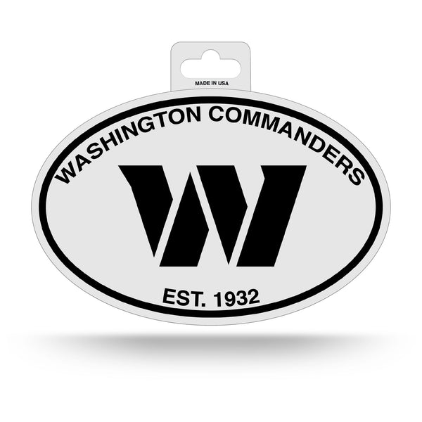 Wholesale Washington Commanders Black And White Oval Sticker