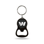 Wholesale Washington Commanders Carbon Fiber Bottle Opener Keychain - Black