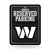 Wholesale Washington Commanders Carbon Fiber Metal Parking Sign