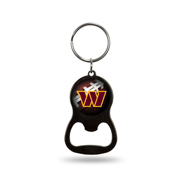 Wholesale Washington Commanders Colored Bottle Opener Keychain - Black