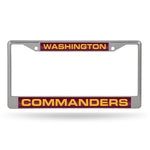 Wholesale Washington Commanders Laser Chrome Frame (Gold Lettering)