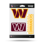 Wholesale Washington Commanders Triple Spirit Stickers