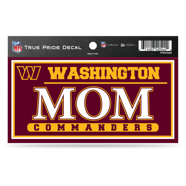 Wholesale-Washington Commanders True Pride Decal (3X6") - Mom